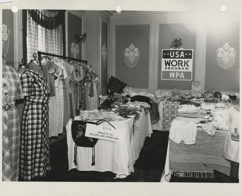 Photograph of WPA exhibit at the National Emergency Council