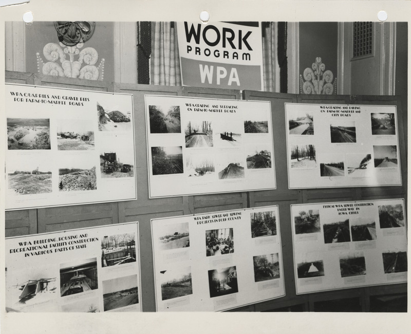 Photograph of WPA exhibit at the National Emergency Council