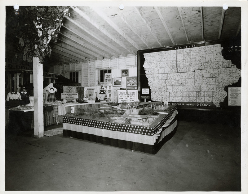 Photograph of WPA exhibit at the Dairy Cattle Congress