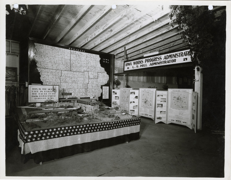 Photograph of WPA exhibit at the Dairy Cattle Congress