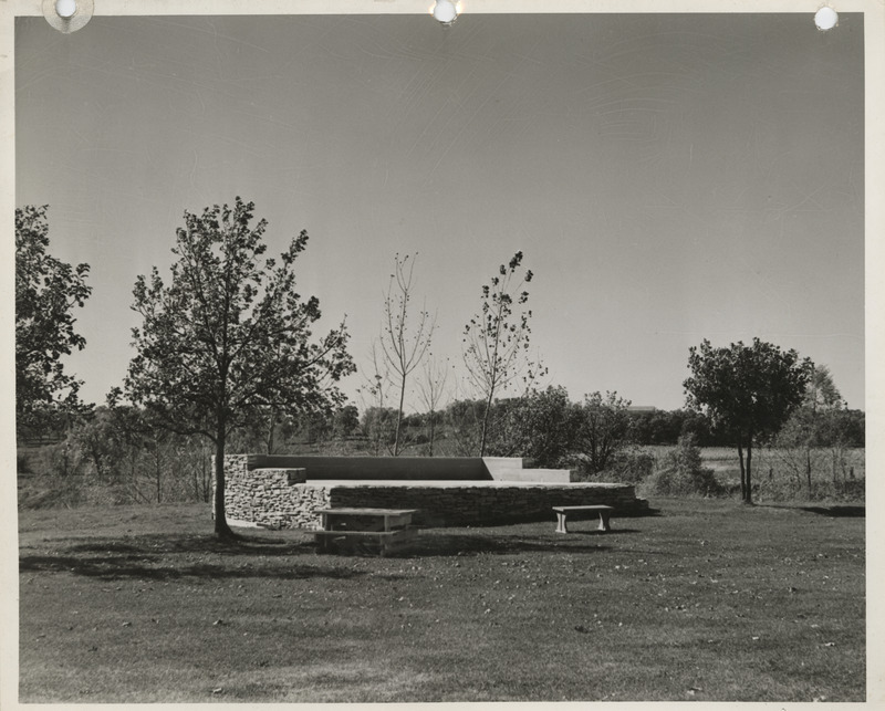Photograph of the roadside park in the North of Iowa Falls