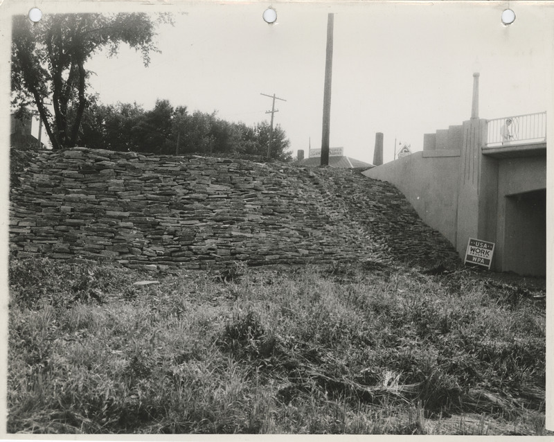 Photograph of the highway bridge at Alden
