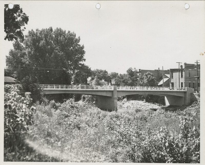 Photograph of the highway bridge at Alden