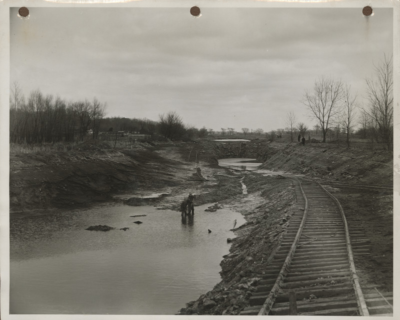 Photograph of rock quarry in Bettendorf
