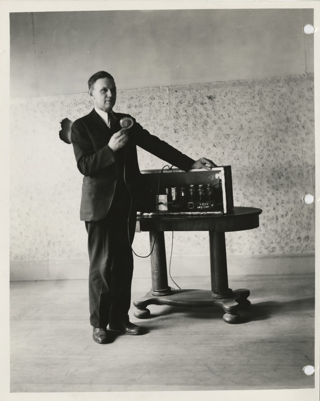 Photograph of Kennedy, an electrician and sound technician in Des Moines