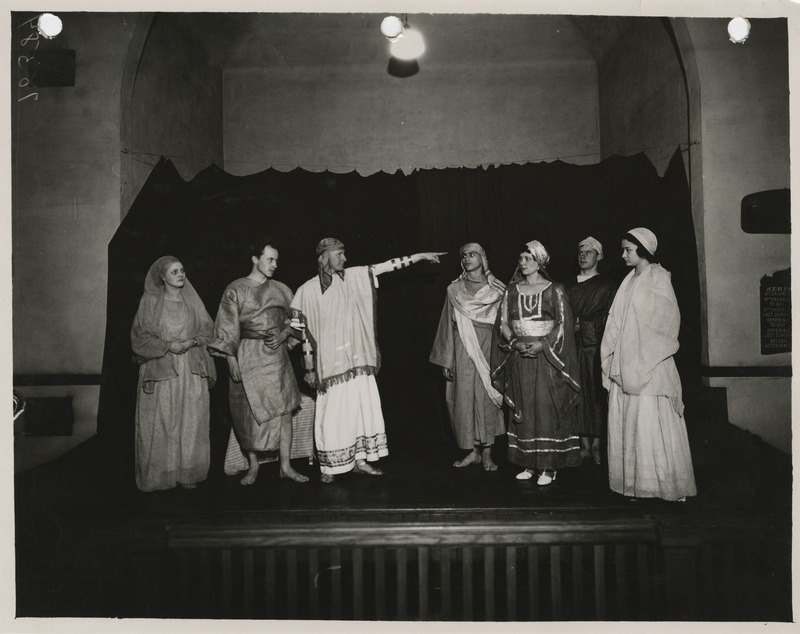 Photograph of theater actors in Council Bluffs