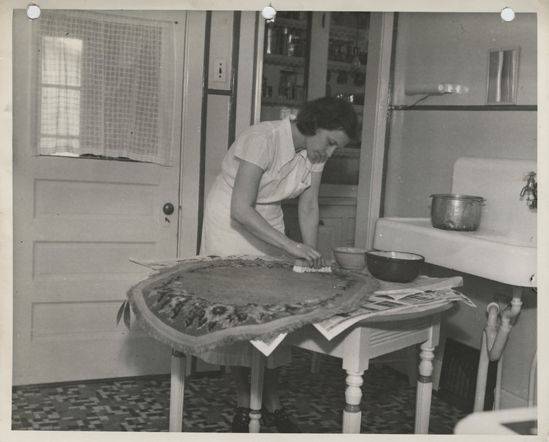 Photograph of a training school for housemaids in Council Bluffs