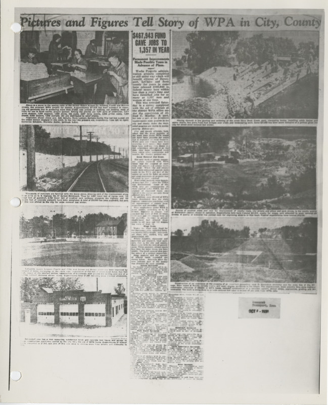 Pictures and figures tell story of WPA in city, county