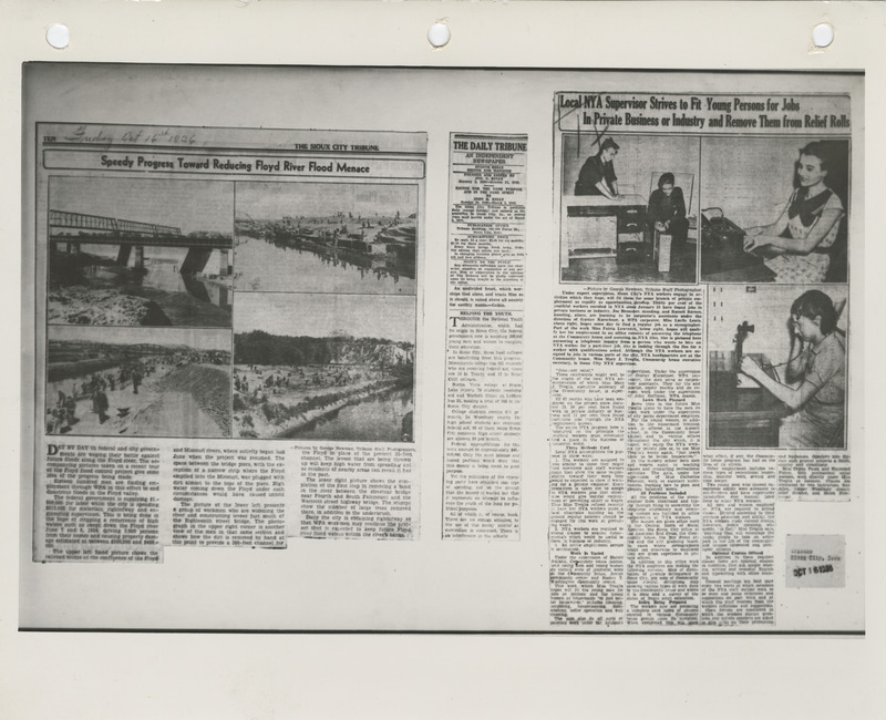 Two newspaper clippings