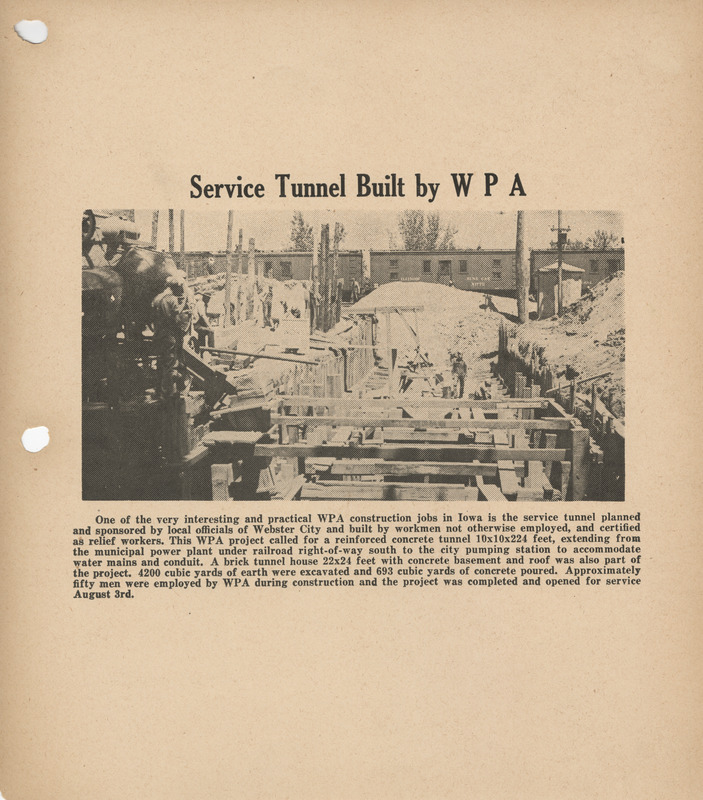 Service tunnel built by WPA
