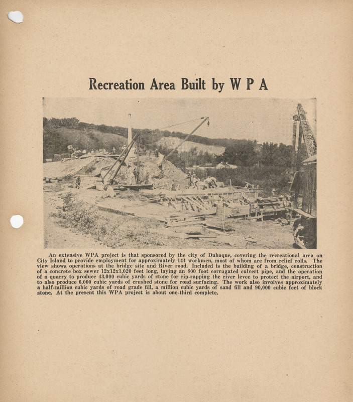 Recreation area built by WPA