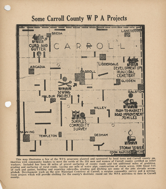 Some Carroll County WPA projects