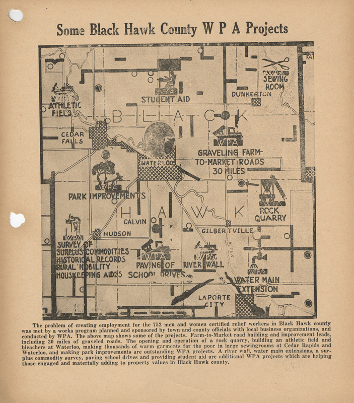 Some Black Hawk County WPA projects