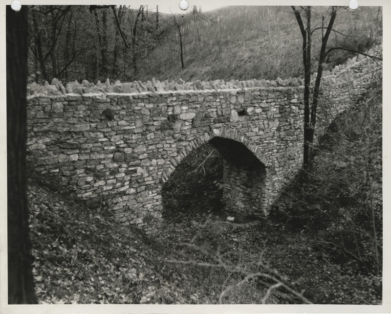 Photograph of a stone footpath at Eagle Point Park in Clinton