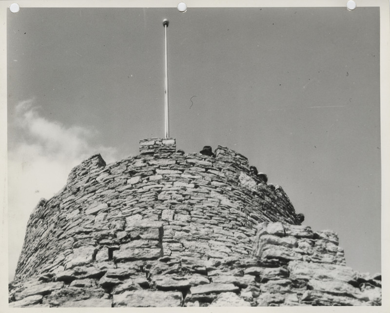 Photograph of the top of an observation tower at Eagle Point Park in Clinton