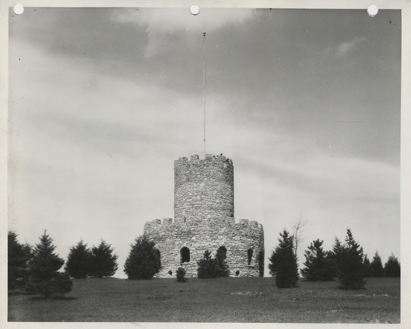 Photograph of a lookout tower at Eagle Point Park in Clinton