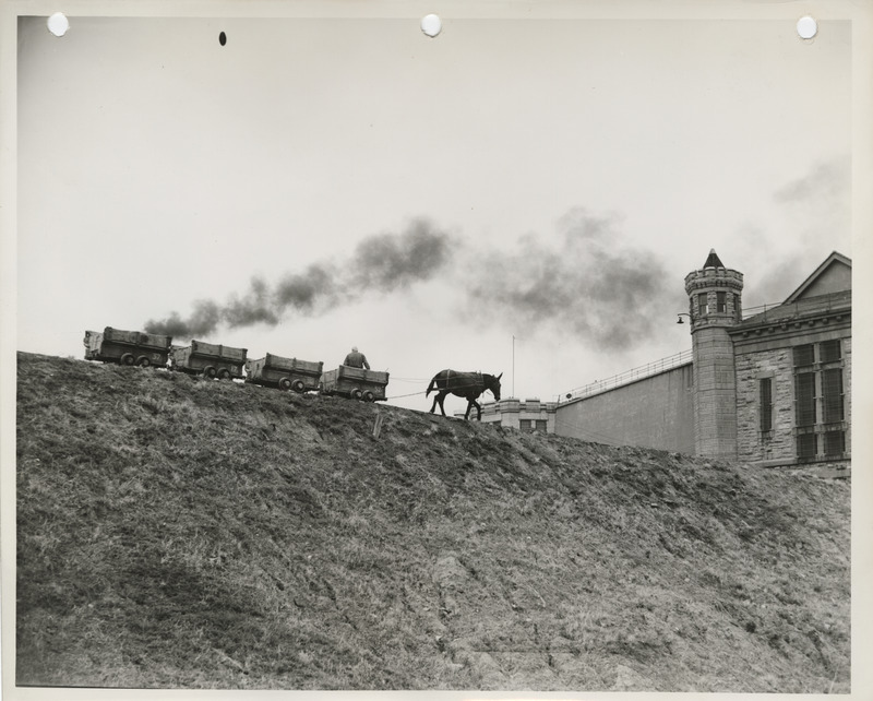 Photograph of riverfront improvement work in Fort Madison