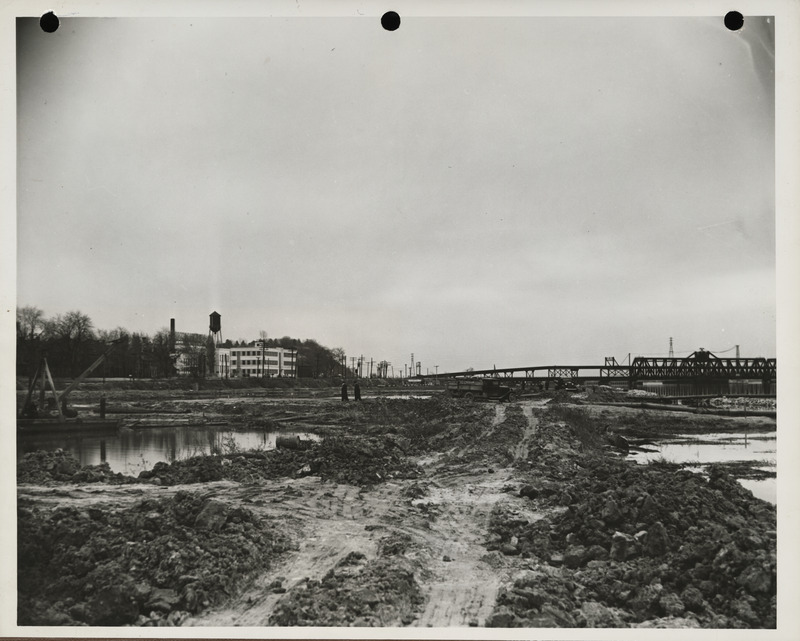 Photograph of riverfront improvement in Fort Madison
