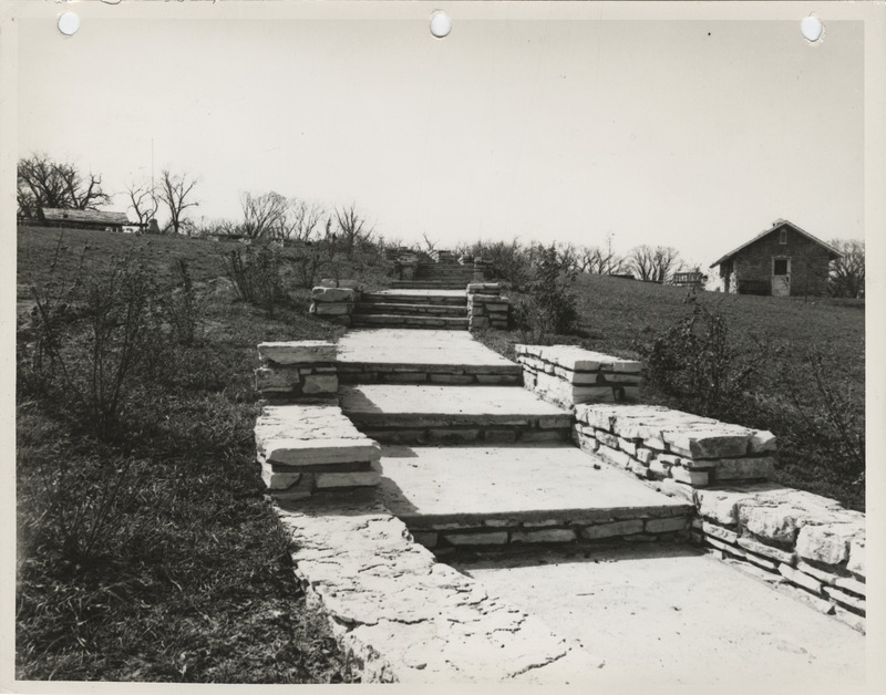 Photograph of a trail at Edmundson Park in Oskaloosa
