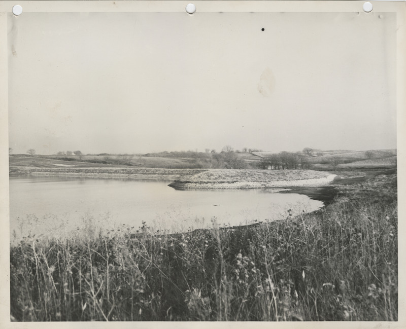 Photograph of the lake at Bedford State Park in Taylor County