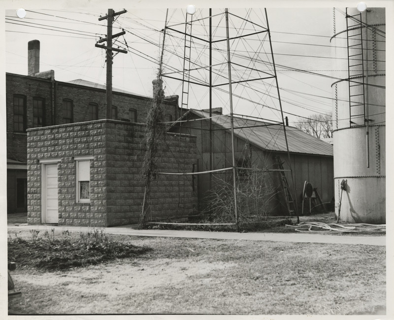 Photograph of the old fire station and jail in Griswold