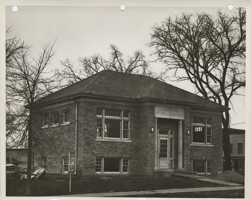 Photograph of the public library in Peterson