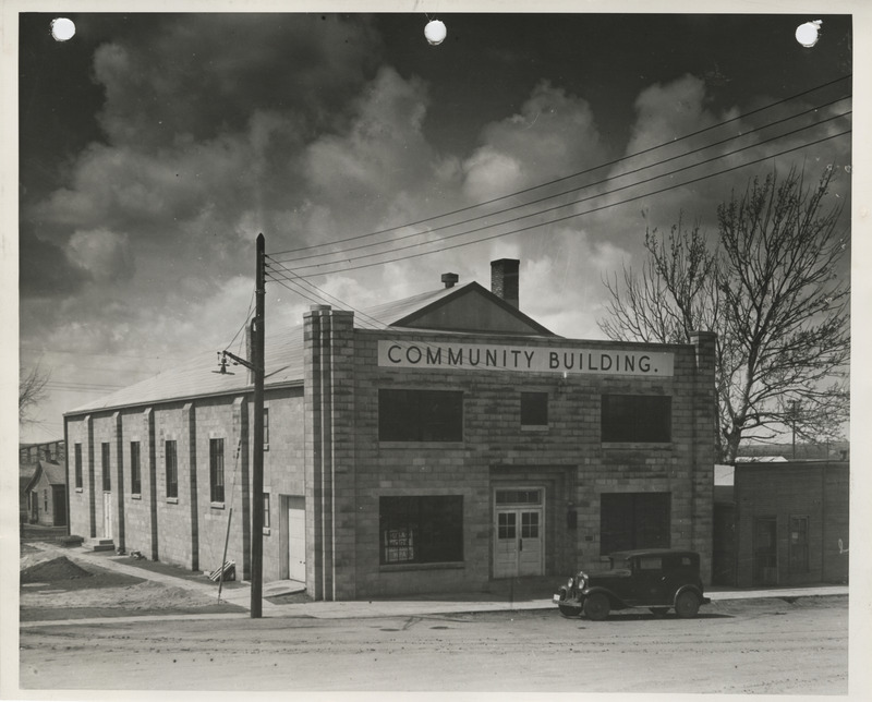 Photograph of the community building in Hastings
