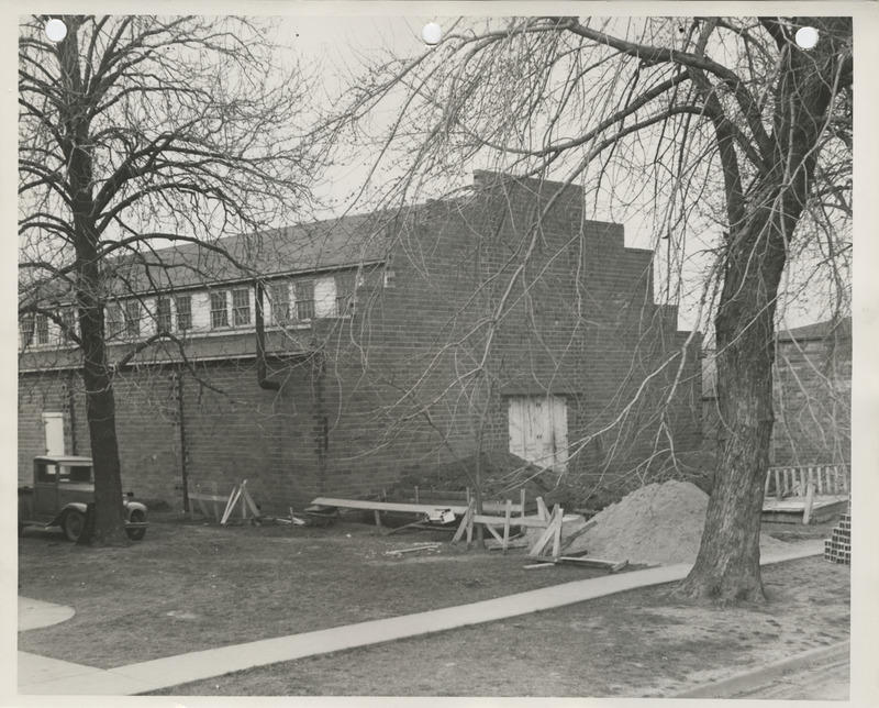 Photograph of high school gym remodel in Lenox