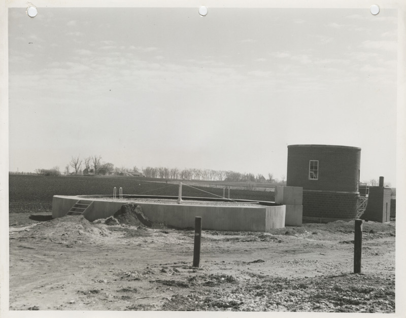 Photograph of the disposal plant in Dallas Center