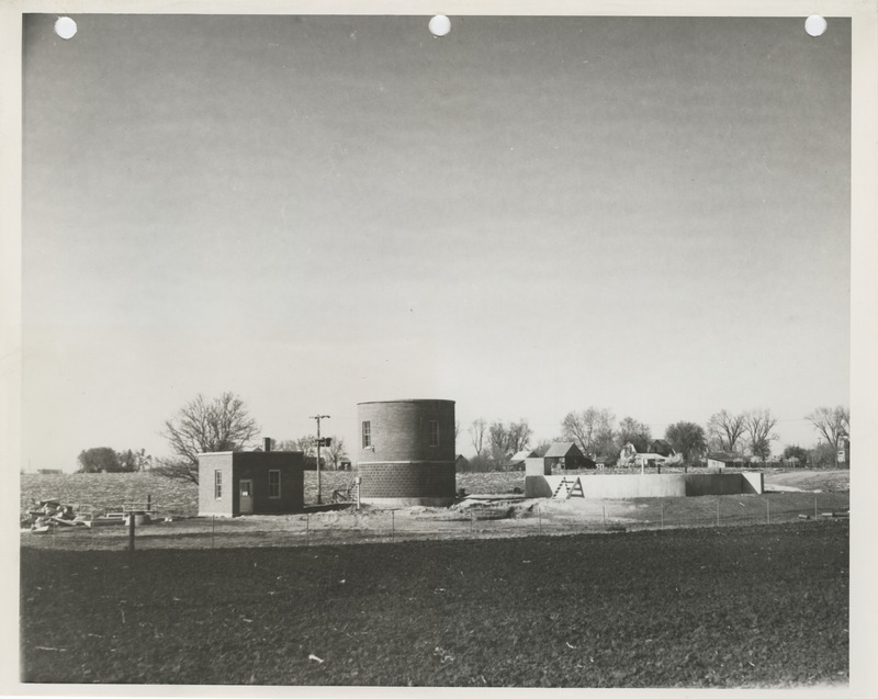 Photograph of the disposal plant in Dallas Center