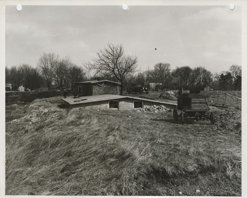 Photograph of an abandoned disposal plant in Spirit Lake