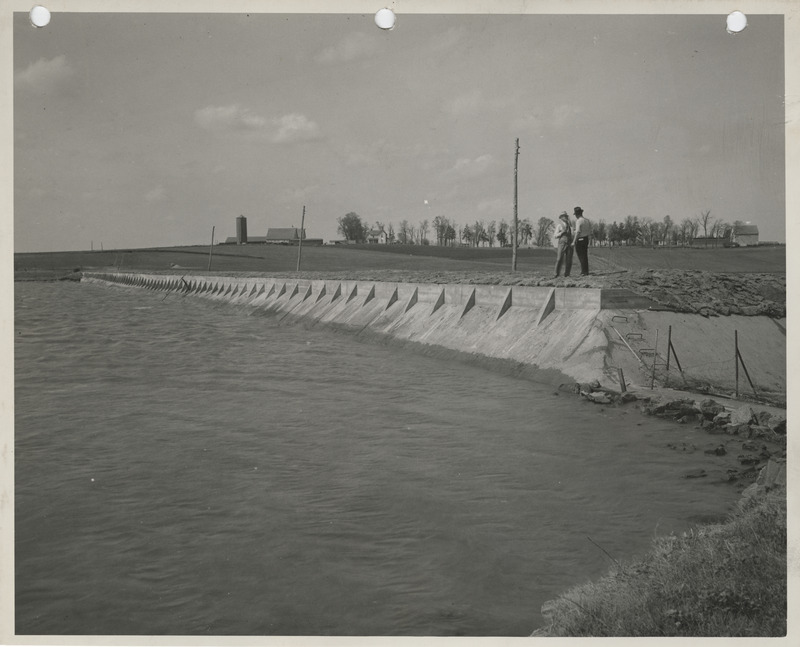 Photograph of a reservoir in Lenox
