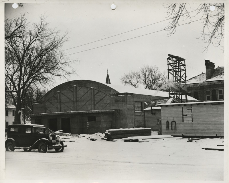 Photograph of a gymnasium in Luverne