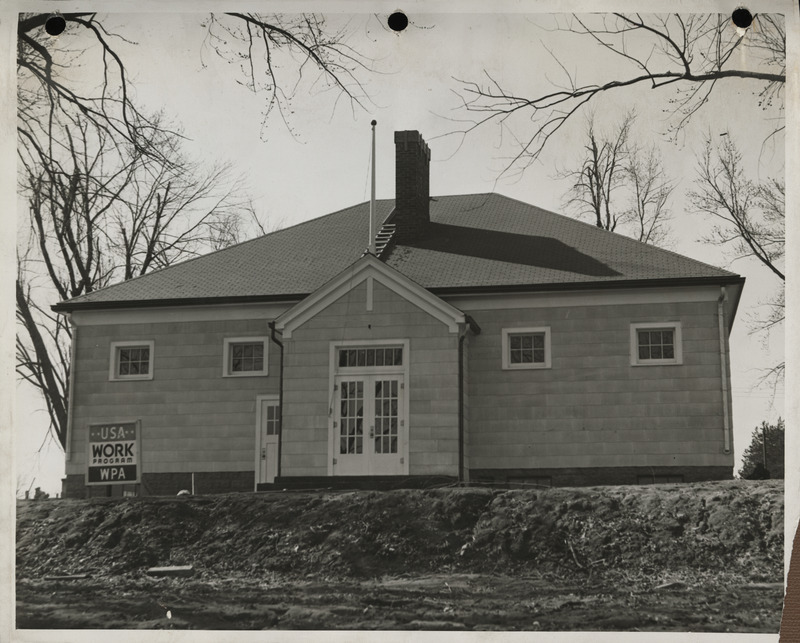 Photograph of a school building in Stockton