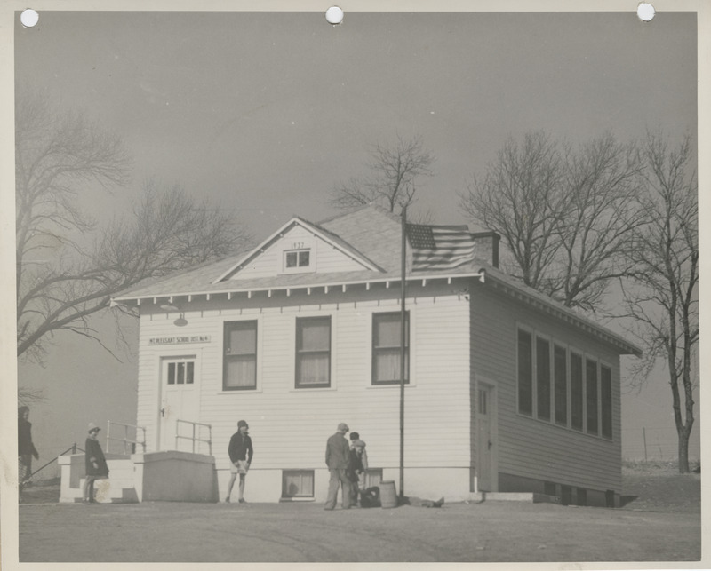 Photograph of a school building in Pottawattamie County