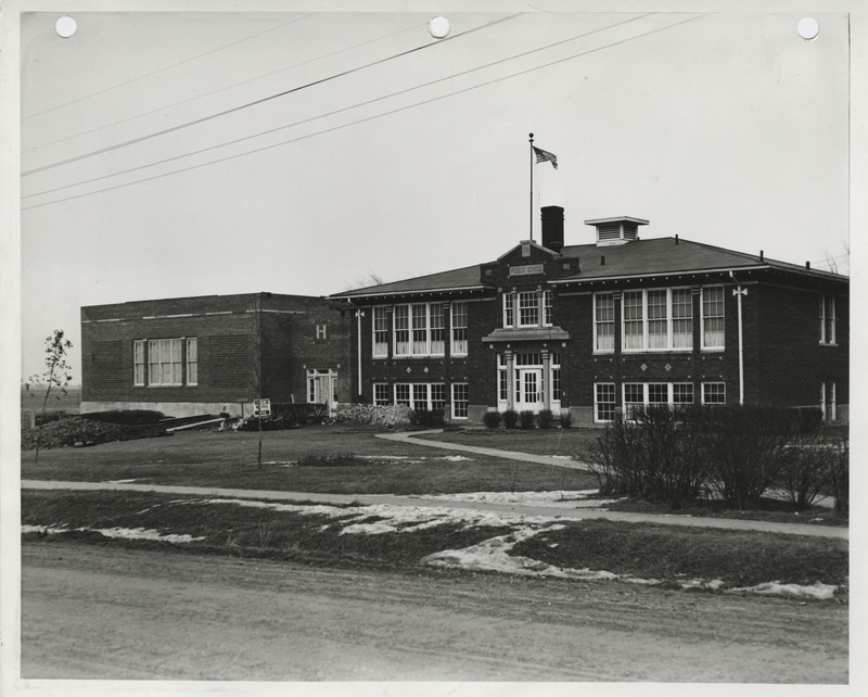 Photograph of a school gymnasium in Hartwick