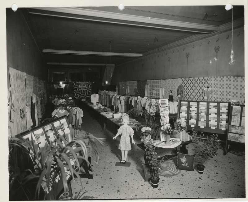 Photograph of WPA exhibit in Council Bluffs