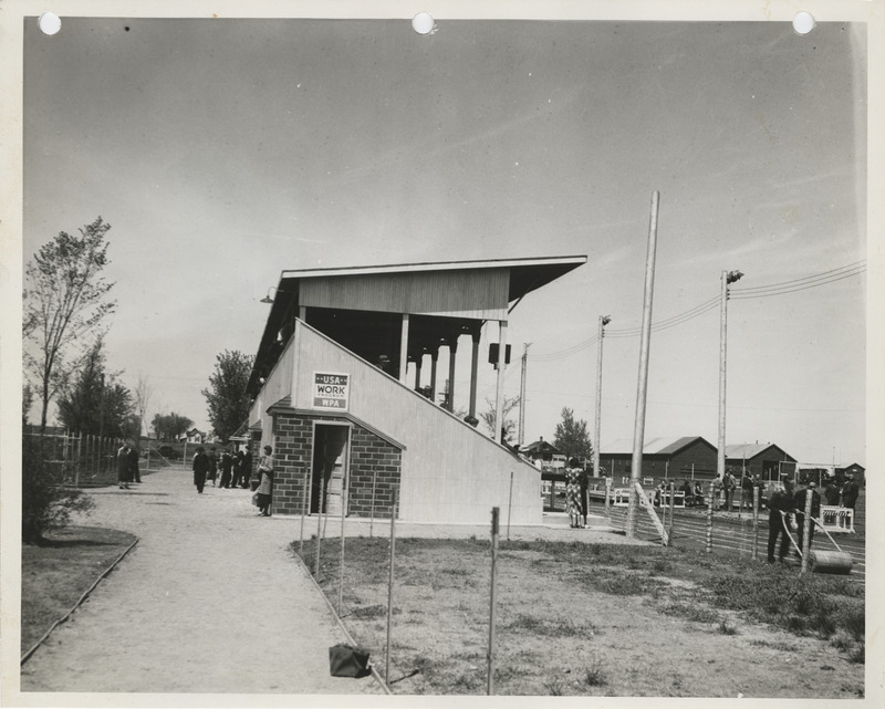 Photograph of the city park stadium in Clarion