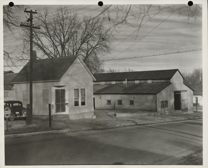 Photograph of WPA area engineer's headquarters in Sidney