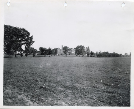 Photograph of a playground in Lowell School