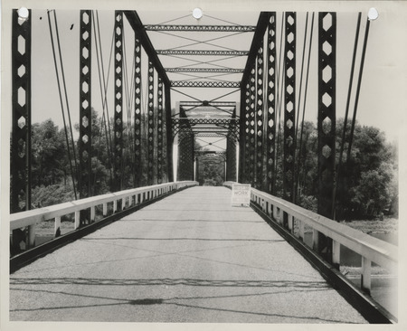 Photograph of a refloored bridge in Cedar Rapids