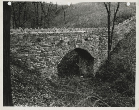 Photograph of a trail bridge at Eagle Point Park in Clinton