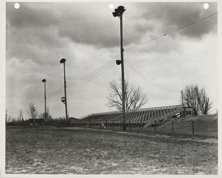 Photograph of a high school athletic field