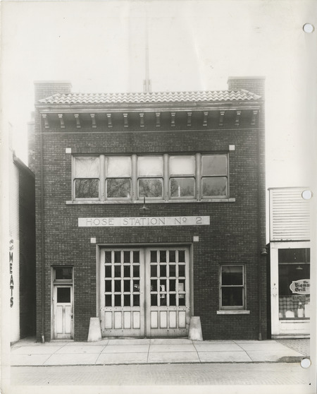 Photograph of Hose Station No. 2 in Davenport
