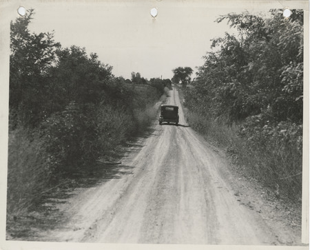 Photograph of a farm to market road in Appanoose County