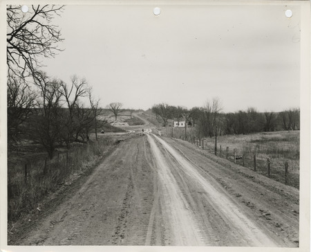 Photograph of a farm to market road in Clarke County