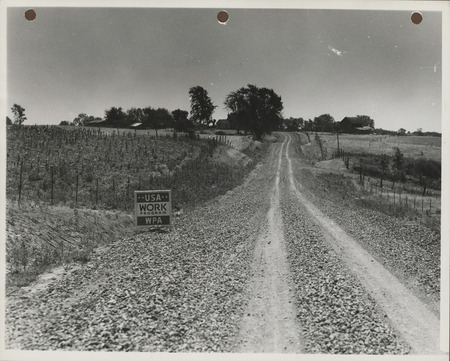 Photograph of a farm to market road south-west of Albia