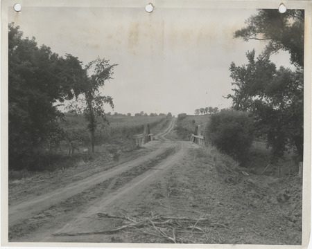 Photograph of farm-to-market road in Wayne County