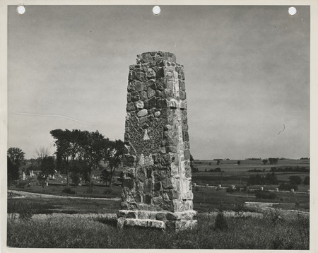 Photograph of the American Legion Memorial Monument in the Carroll County Cemetery