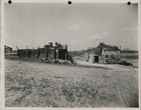 Photograph of men working at the quarry in Atlantic